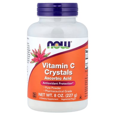 Витамин C NOW Foods Crystals, 227 г