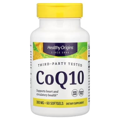 Коэнзим Q10 Healthy Origins, 300 мг, 60 мягких капсул