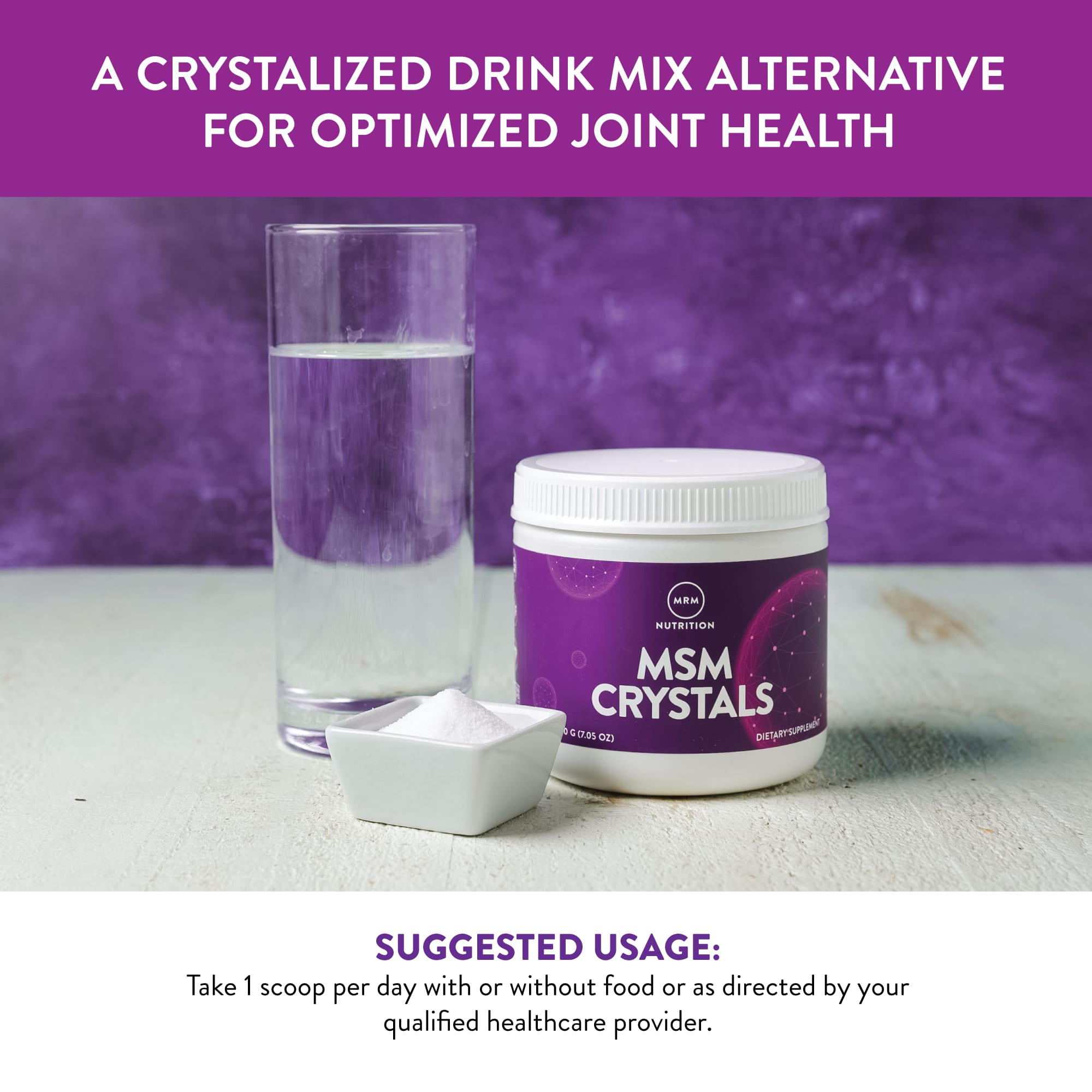 МСМ MRM Nutrition Crystals, 200 г — фото 5