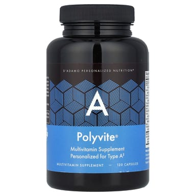 Мультивитамины D'adamo Polyvite® A Supplement, 120 капсул