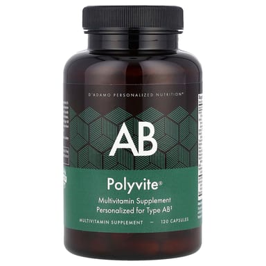 Мультивитамины D'adamo Polyvite® AB Supplement, 120 капсул