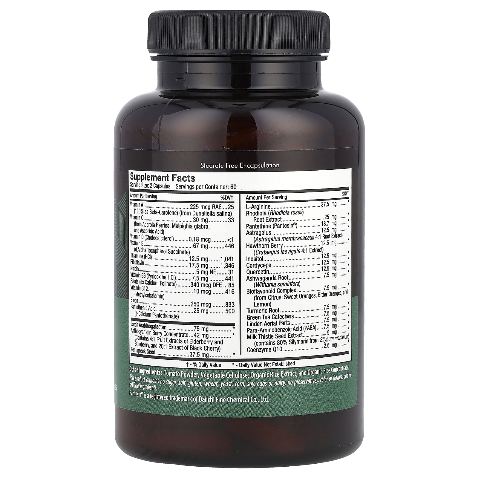 Мультивитамины D'adamo Polyvite® AB Supplement, 120 капсул — фото 2