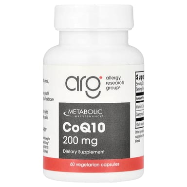 Коэнзим Q10 Metabolic Maintenance, 200 мг, 60 растительных капсул