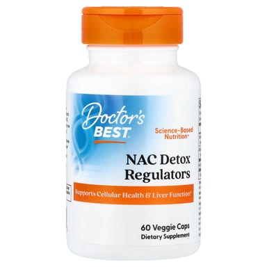 NAC Doctor's Best Detox Regulators, 60 растительных капсул