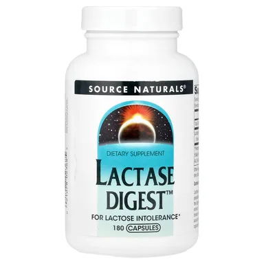 Фото товара: Лактаза Lactase Digest Source Naturals™, 90 мг, 180 капсул
