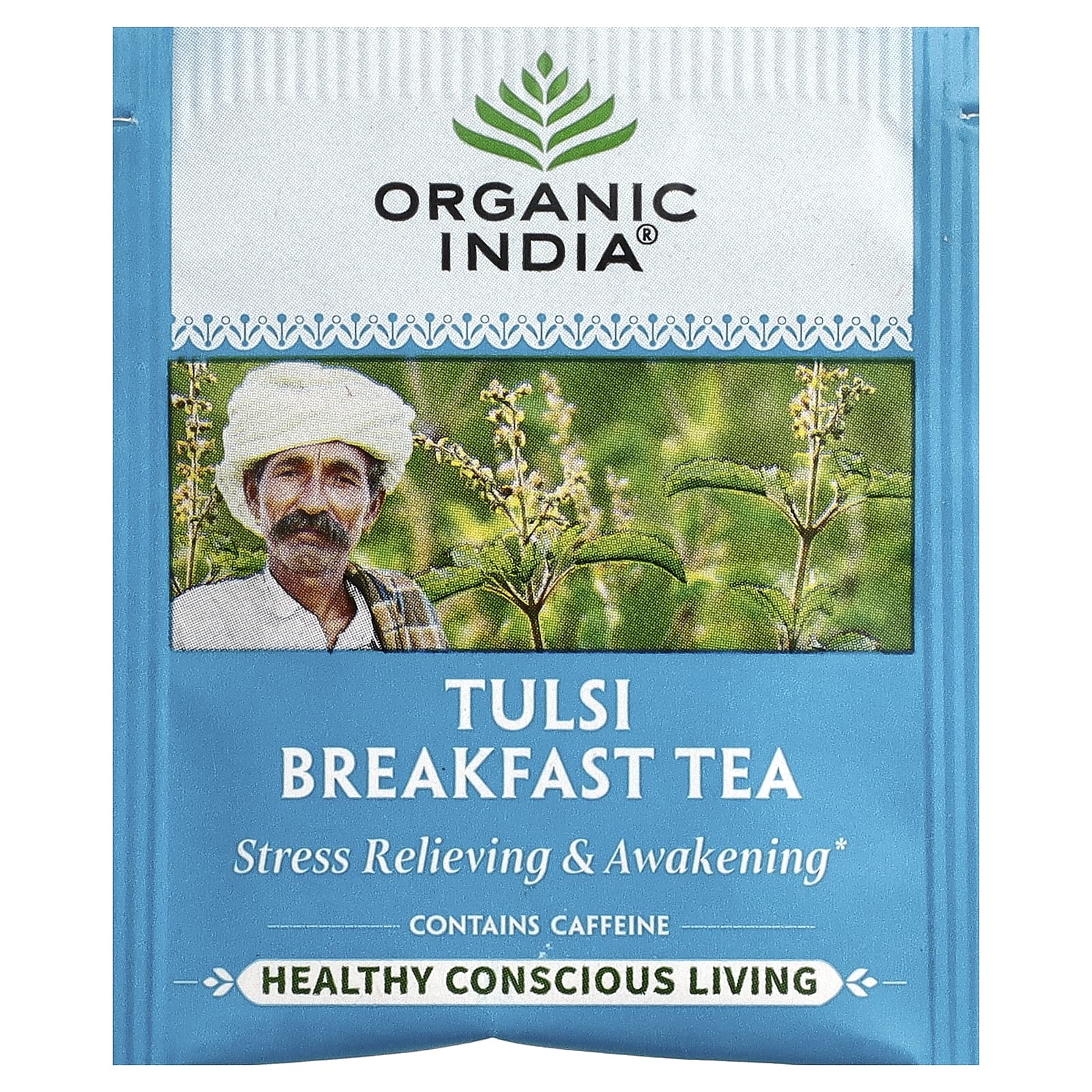 Чай Organic India Tulsi Breakfast, оттенок 18 Infusion Bags, 30.6 г