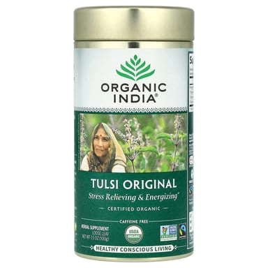 Чай Organic India Tulsi Original Loose Leaf Caffeine Free, 100 г