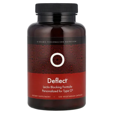 Фото товара: Комплекс D'adamo Deflect® O Lectin Blocking, 120 растительных капсул