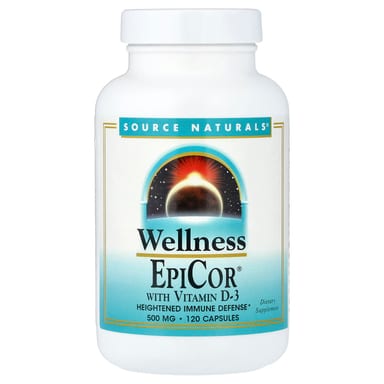 Витамин D3 Source Naturals EpiCor® with Vitamin D-3, 500 мг, 120 капсул