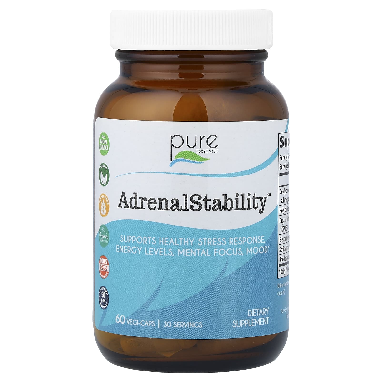 Адаптоген Pure Essence, 60 вегетарианских капсул