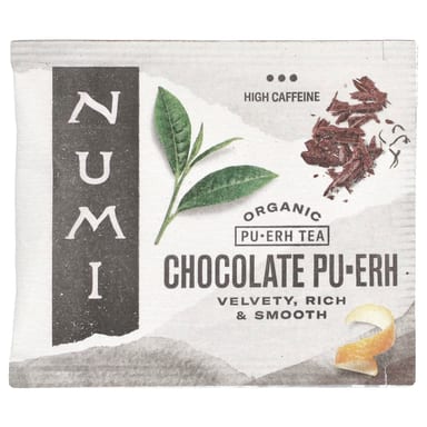 Шоколад Numi Tea Organic Pu-Erh Tea Pu-Erh, оттенок 16 Non-GMO Tea Bags, 35.2 г, чайные пакетики