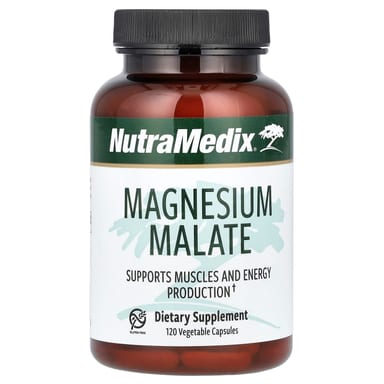 Магний малат NutraMedix, 100 мг, 120 растительных капсул