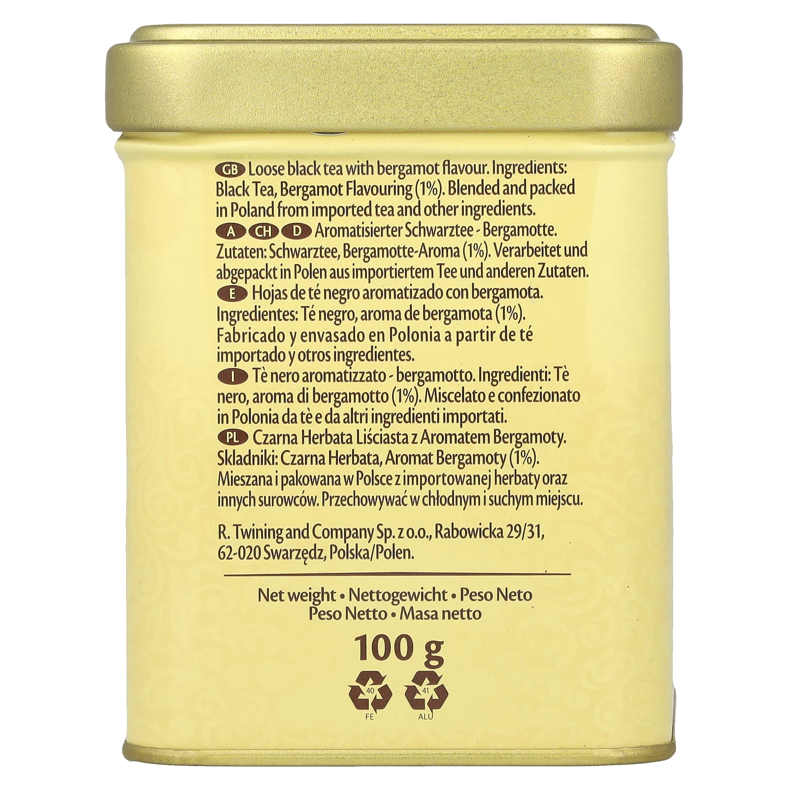 Чай Twinings Earl Grey Loose, 100 г — фото 2