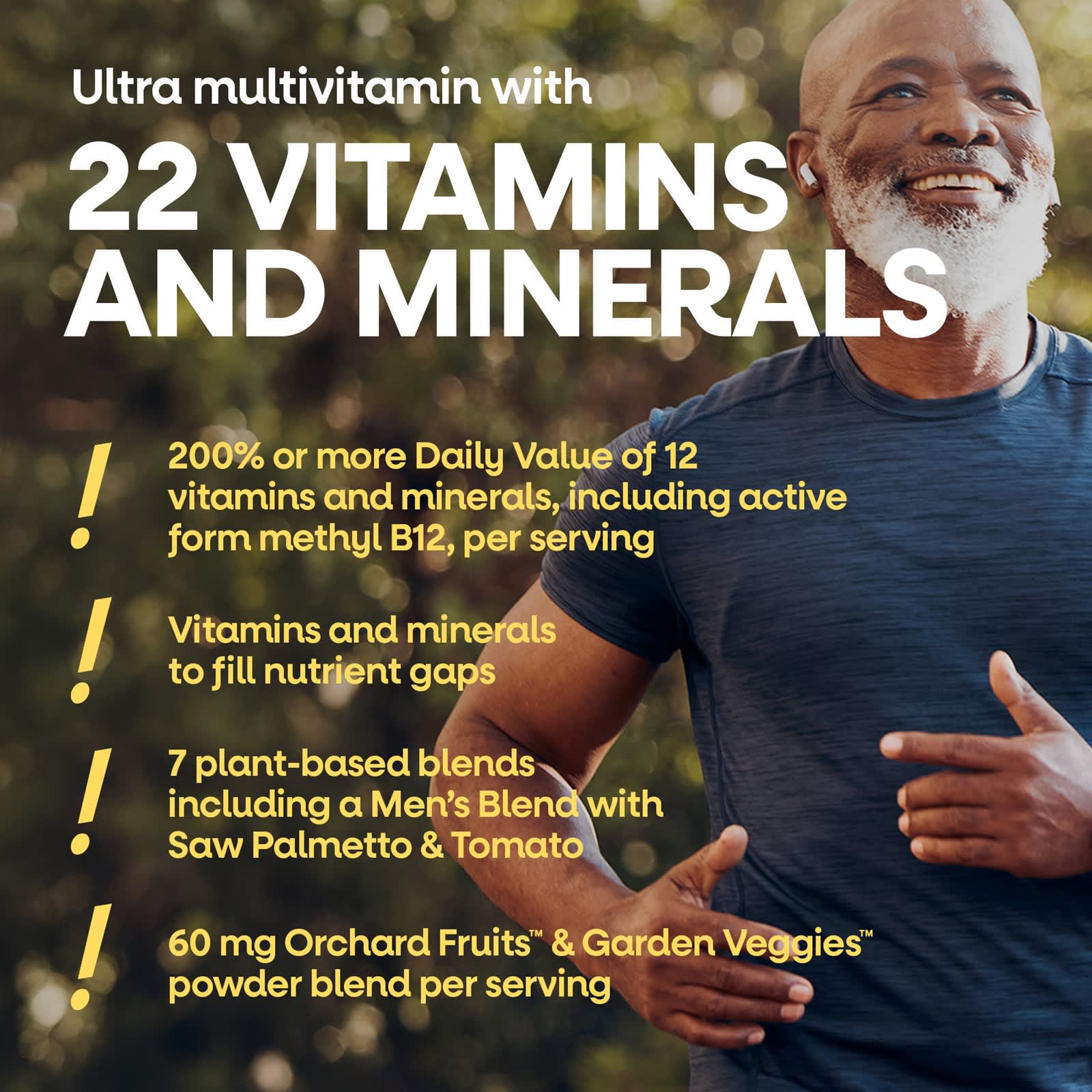 Мультивитамины Nature's Way Alive!® Men's 50+ Ultra, 60 таблеток — фото 6