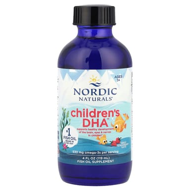 Детский Nordic Naturals DHA™ Strawberry, для детей от 1 лет, 119 мл