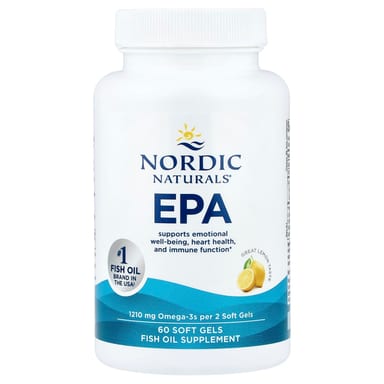 EPA Nordic Naturals, вкус Lemon, 60 мягких капсул