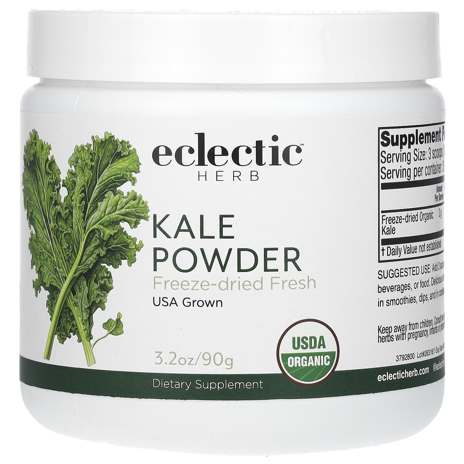 Порошок Eclectic Herb Kale, 90 г