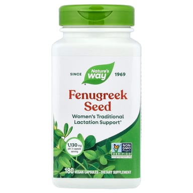 Пажитник Nature's Way Seed, 565 мг, 180 растительных капсул