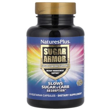 Поддержка контроля сахара NaturesPlus, 60 вегетарианских капсул