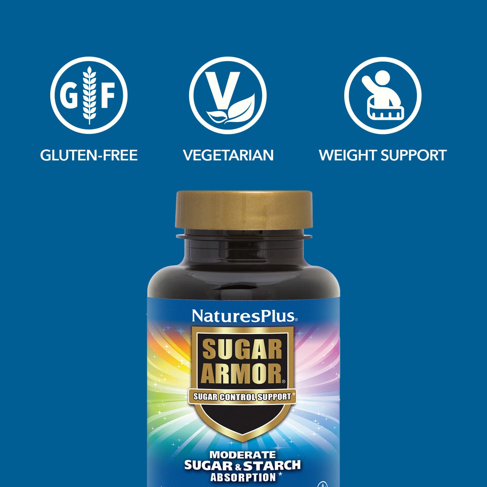 Поддержка контроля сахара NaturesPlus, 60 вегетарианских капсул — фото 3