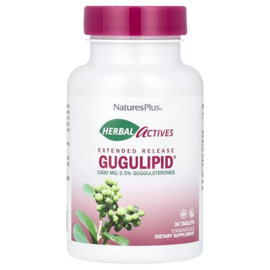 Гугуллипид Herbal Actives, 1,000 мг, 30 таблеток