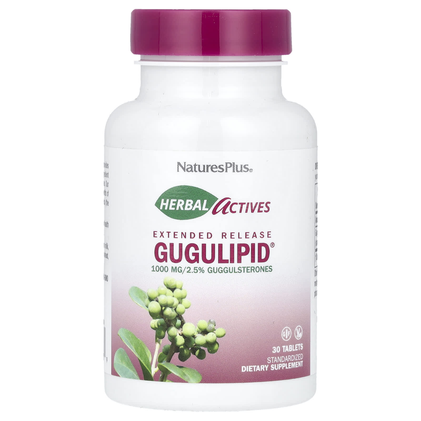 Гугуллипид Herbal Actives, 1,000 мг, 30 таблеток