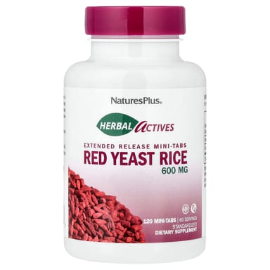 Рис NaturesPlus Herbal Actives Red Yeast, 300 мг