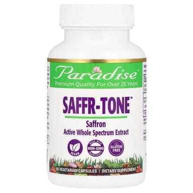 Комплекс Saffr-Tone Paradise Herbs, 15 мг, 60 растительных капсул