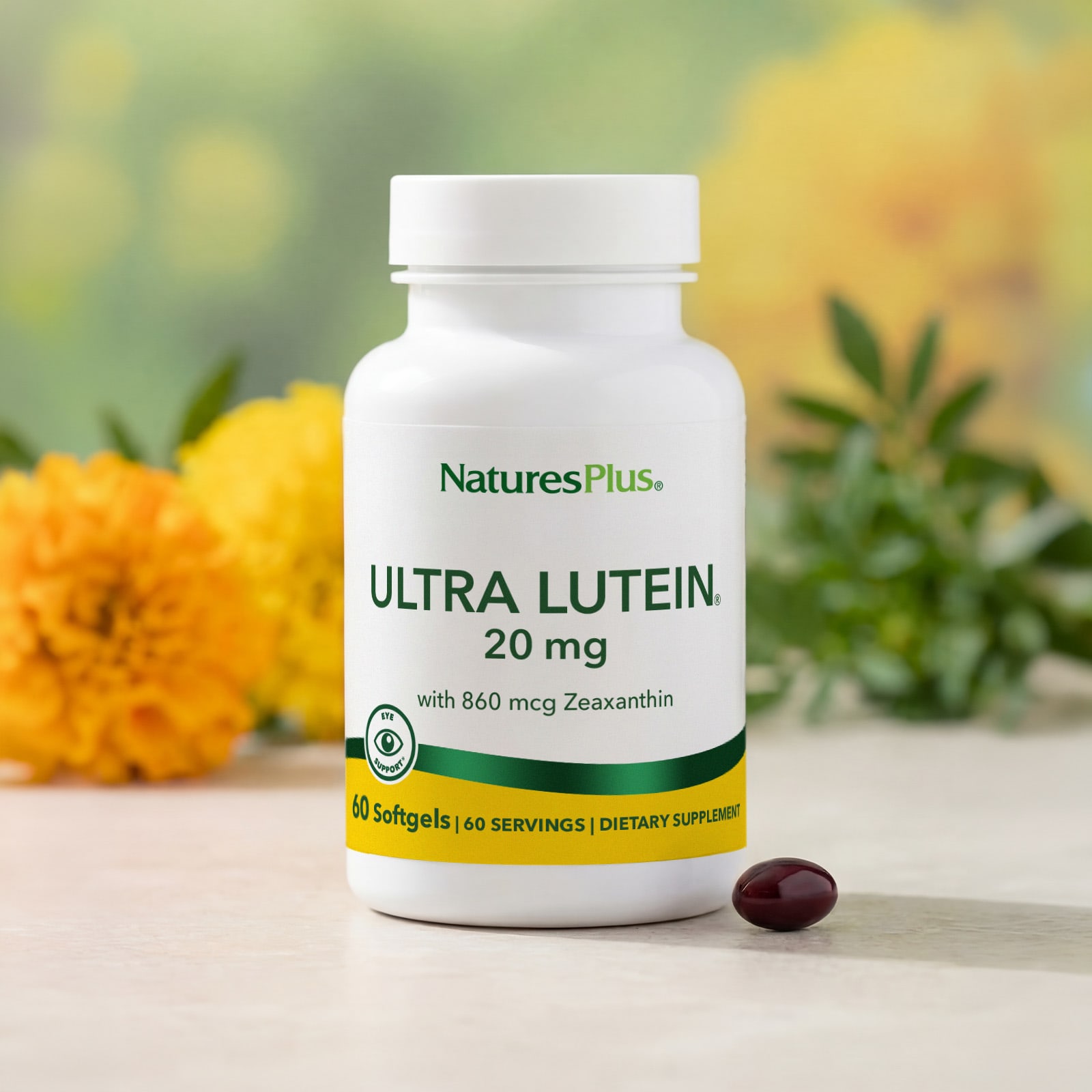 Лютеин NaturesPlus Ultra®, 20 мг, 60 мягких капсул — фото 5