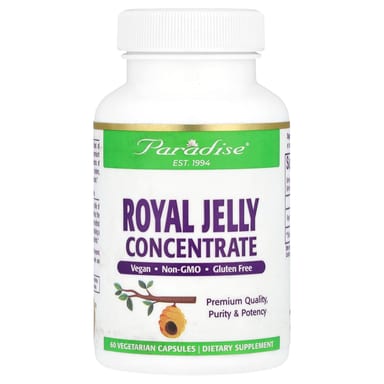 Маточное молочко Paradise Herbs Concentrate, 500 мг, 60 растительных капсул