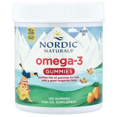 Омега-3 Nordic Naturals Gummies, вкус «мандарин», для детей от 3 лет, 120 жевательных пастилок