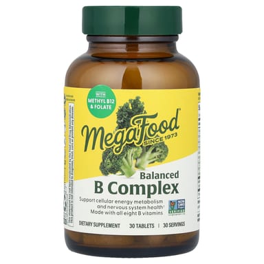 Комплекс витаминов B MegaFood Balanced, 30 таблеток