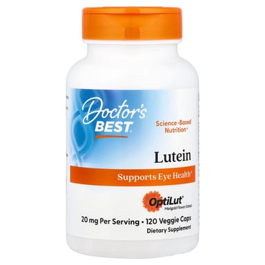 Лютеин Doctor's Best, 120 растительных капсул