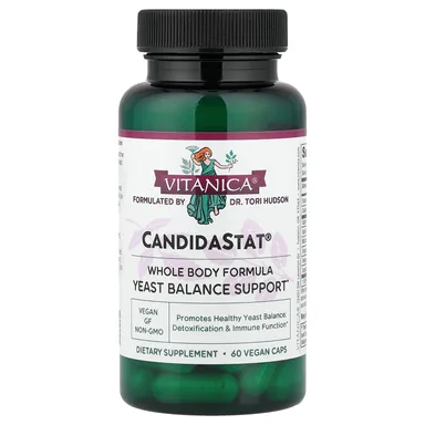 Фото товара: Комплекс Vitanica CandidaStat® Yeast Balance Support, 60 веганских капсул