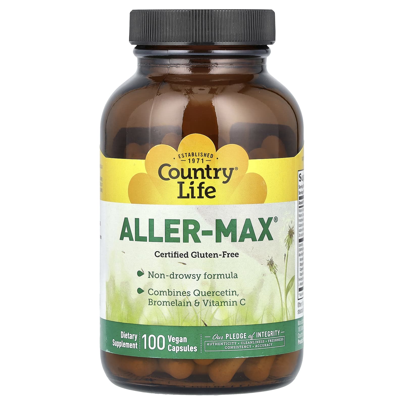 Комплекс Aller-Max Country Life Aller-Max, 100 растительных капсул