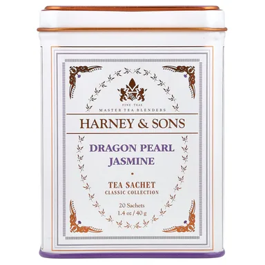 Фото товара: Чай Harney & Sons Classic Collection Dragon Pearl Jasmine, 20 чайных пакетиков, 40 г