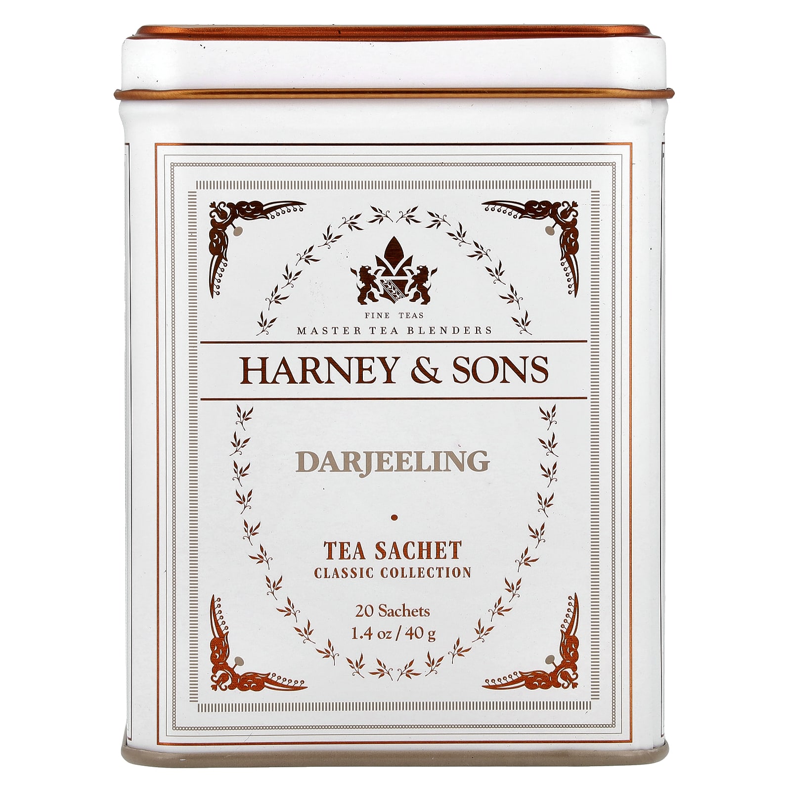 Чай Harney & Sons Classic Collection Darjeeling, оттенок 20 Tea Sachets, 40 г