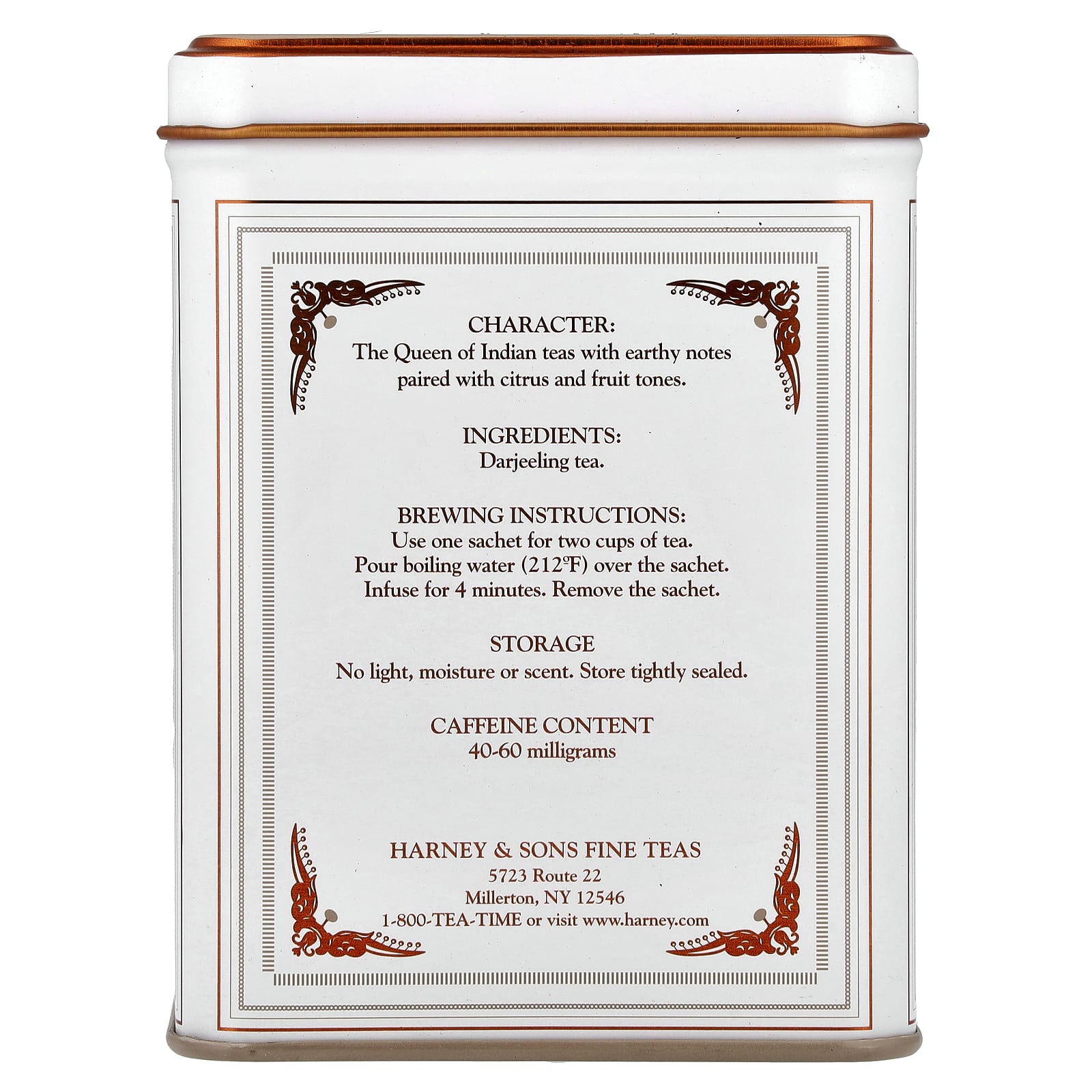 Чай Harney & Sons Classic Collection Darjeeling, оттенок 20 Tea Sachets, 40 г — фото 2