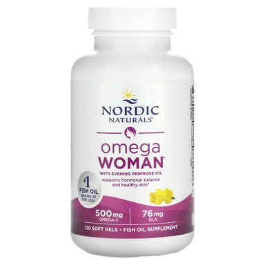 Масло примулы вечерней Nordic Naturals Omega Woman, 120 мягких капсул
