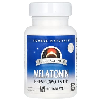 Мелатонин Source Naturals Sleep Science, 1 мг, 100 таблеток