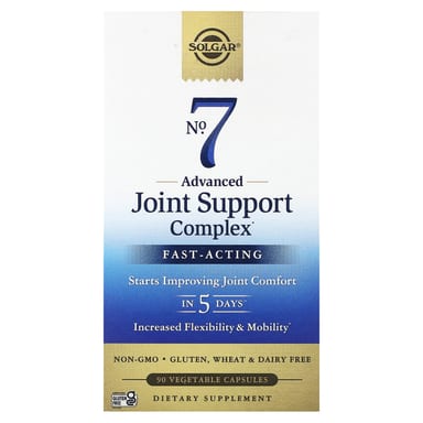 Комплекс Solgar No. 7 Advanced Joint Support, 90 растительных капсул