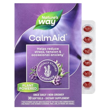 CalmAid Nature's Way, 80 мг, 30 мягких капсул