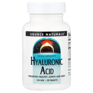 Фото товара: Гиалуроновая кислота Source Naturals, 30 таблеток