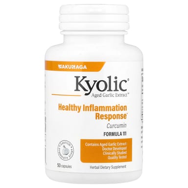 Куркумин Kyolic Aged Garlic Extract™, 50 капсул