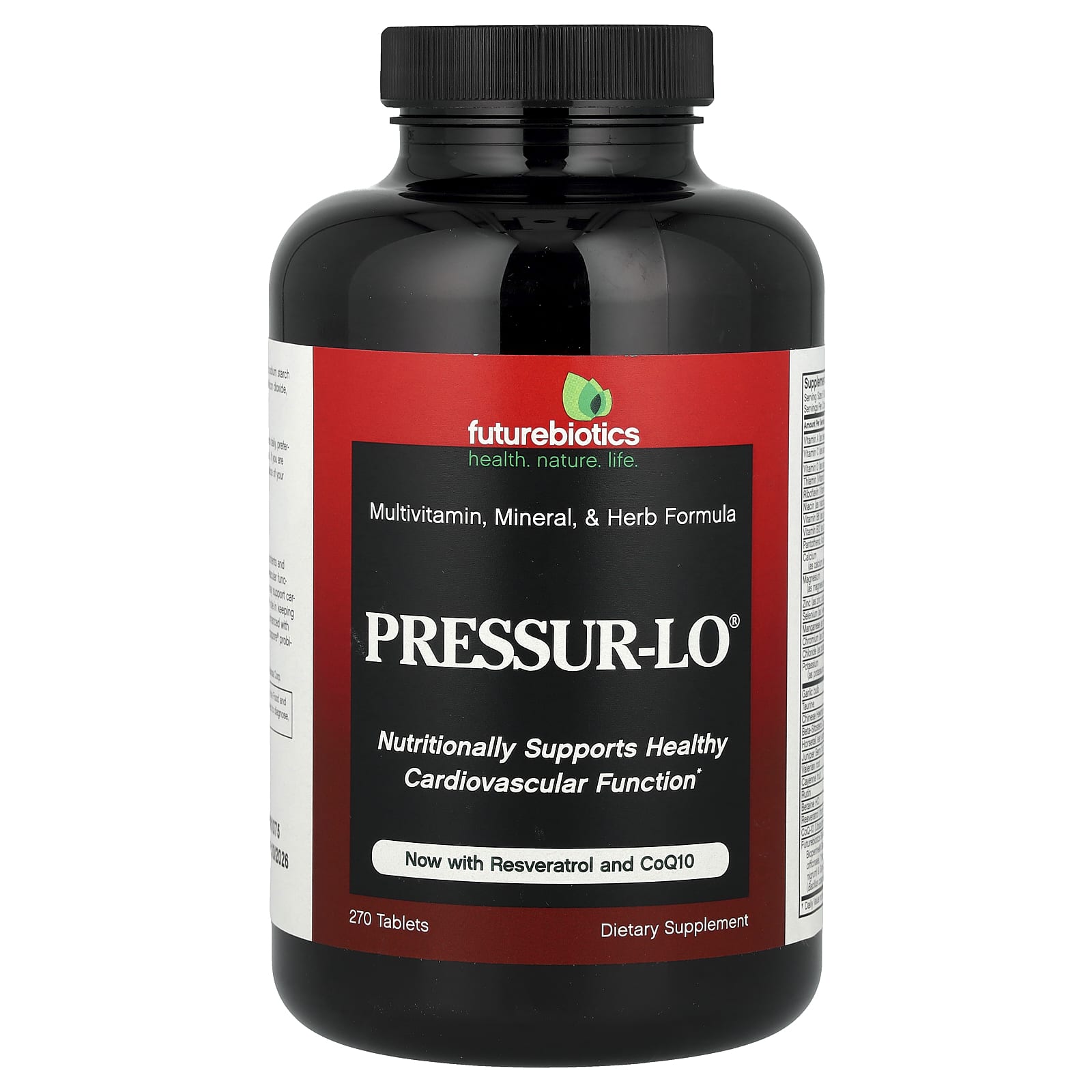 Мультивитаминно-минеральный комплекс Futurebiotics Pressur-Lo® & Herb Formula, 270 таблеток
