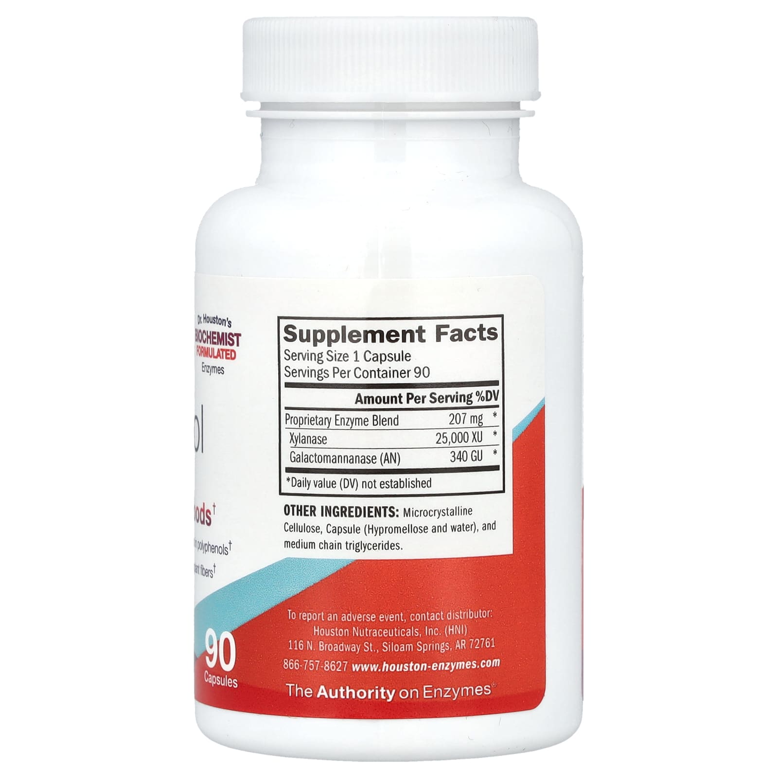 Но-Фенол Houston Enzymes, 90 капсул — фото 2