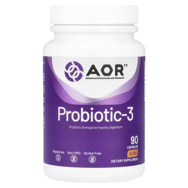 Пробиотик Advanced Orthomolecular Research AOR -3, 90 капсул