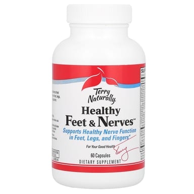Здоровые ноги и нервы Terry Naturally, 60 мягких капсул