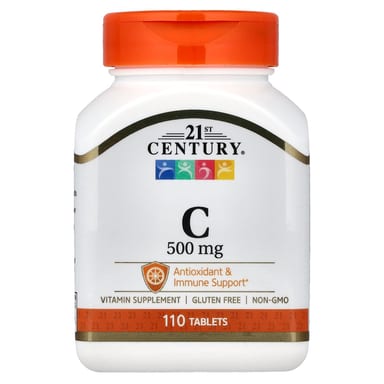 Витамин C 21st Century, 500 мг, 110 таблеток