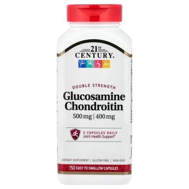Хондроитин 21st Century Glucosamine 150 Easy To Swallow Capsules, капсулы